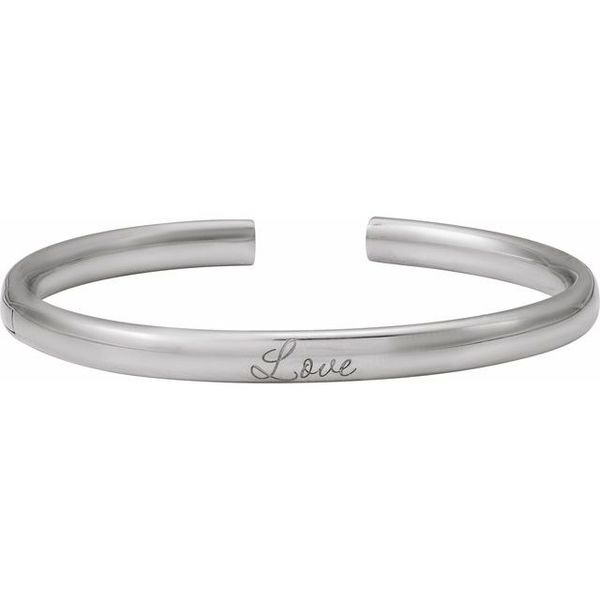 Hinged Cuff Bracelet - Image 3
