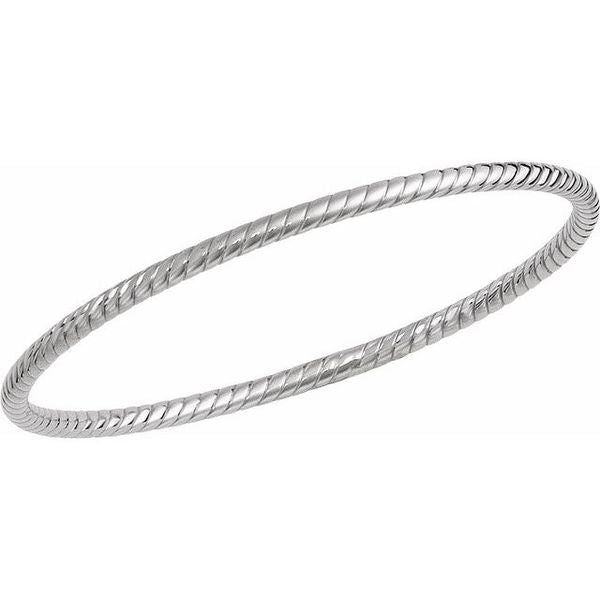 Twisted Bangle Bracelet - Image 2