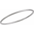 Twisted Bangle Bracelet - Image 2
