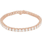 Lab-Grown Diamond Line Bracelet