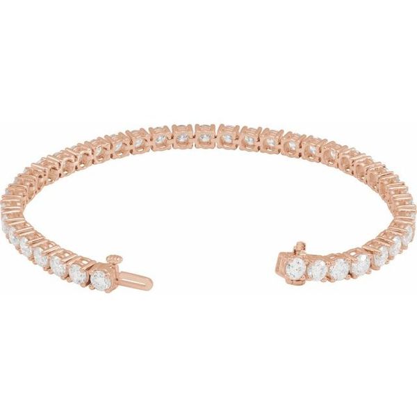 Lab-Grown Diamond Line Bracelet - Image 2