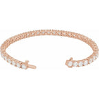 Lab-Grown Diamond Line Bracelet - Image 2