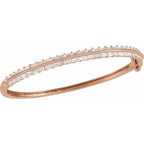 Lab-Grown Diamond Bangle Bracelet - Image 3