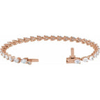 Lab-Grown Diamond Line Bracelet - Image 2