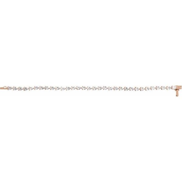 Lab-Grown Diamond Line Bracelet - Image 3