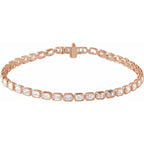 Lab-Grown Diamond Line Bracelet