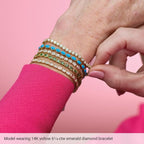 Lab-Grown Diamond Line Bracelet - Image 3