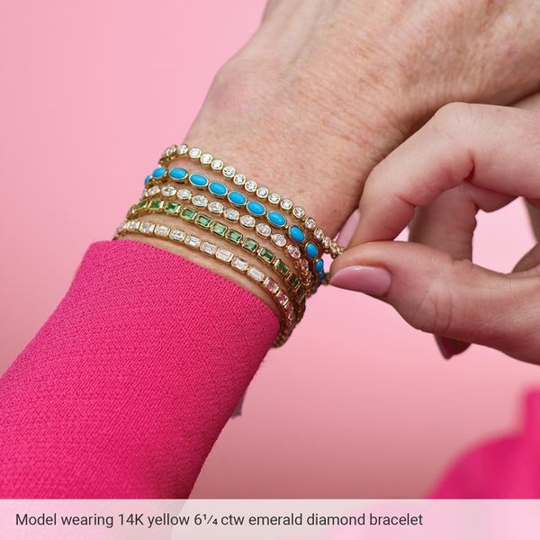 Lab-Grown Diamond Line Bracelet - Image 3