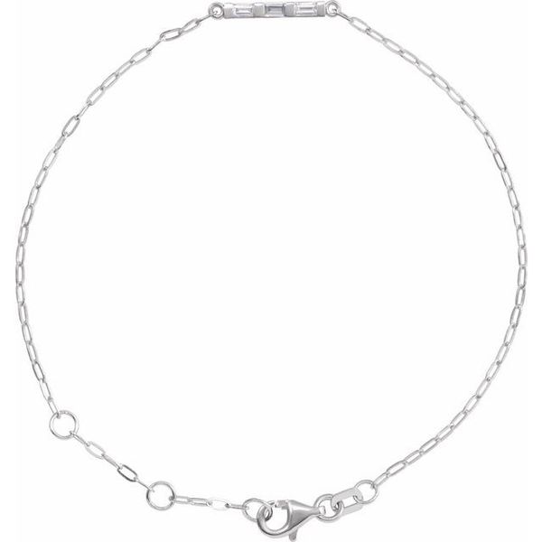 Accented Bar Link Bracelet