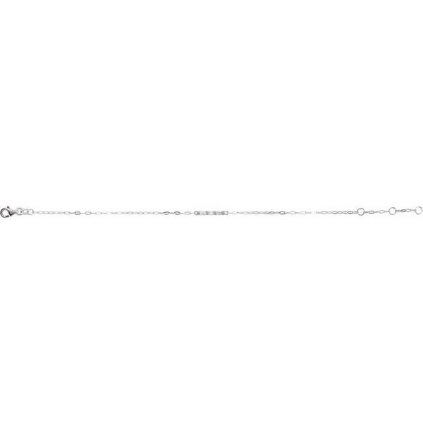 Accented Bar Link Bracelet - Image 2