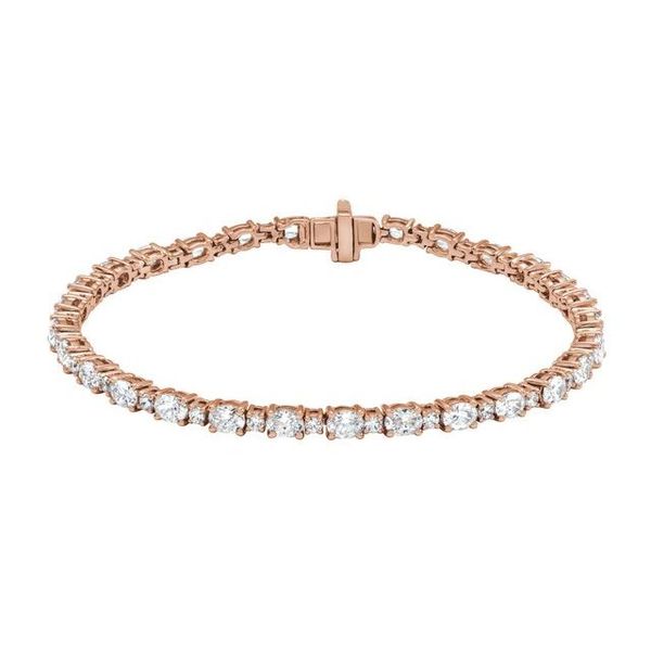 Lab-Grown Diamond Line Bracelet