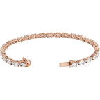 Lab-Grown Diamond Line Bracelet - Image 2