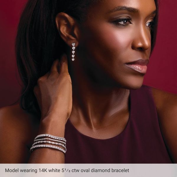 Lab-Grown Diamond Line Bracelet - Image 5
