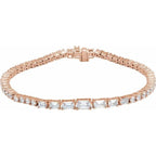 Lab-Grown Diamond Line Bracelet