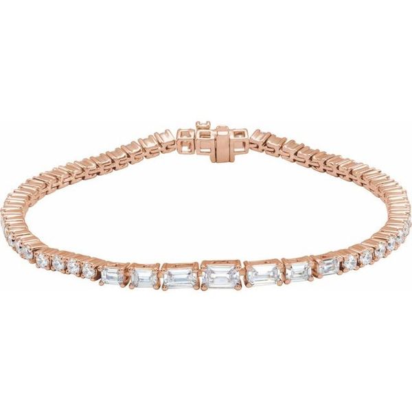 Lab-Grown Diamond Line Bracelet