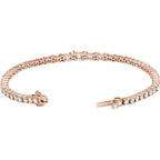 Lab-Grown Diamond Line Bracelet - Image 2