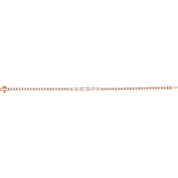 Lab-Grown Diamond Line Bracelet - Image 3