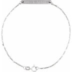 Engravable Bar Bracelet - Image 3