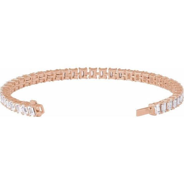 Lab-Grown Diamond Line Bracelet - Image 3