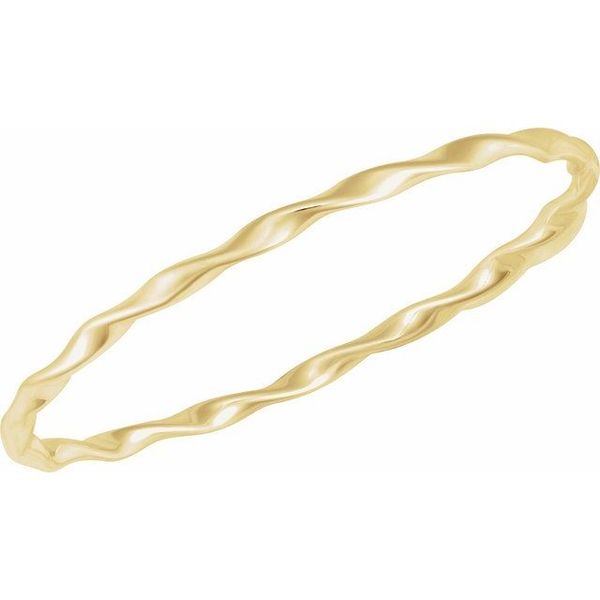 Twisted Bangle Bracelet - Image 2