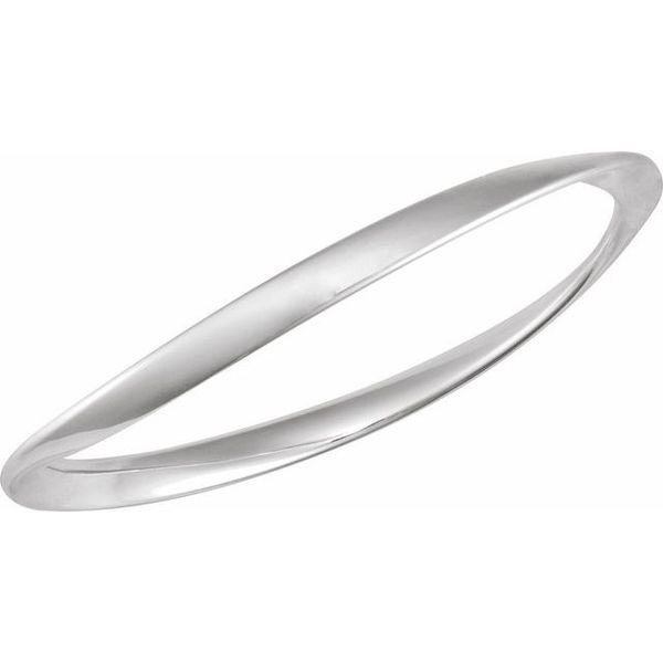 Wavy Bangle Bracelet - Image 2