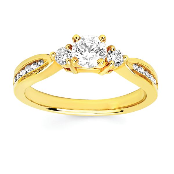 14k Yellow Gold Bridal Set - Image 2