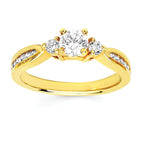 14k Yellow Gold Bridal Set - Image 2