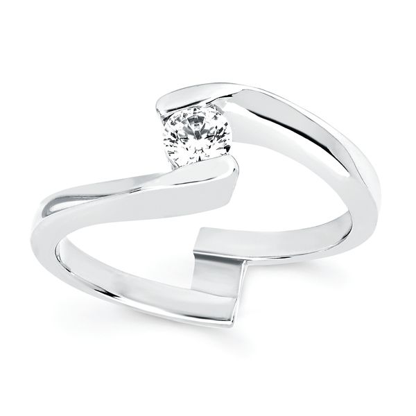 14k White Gold Bridal Set - Image 2