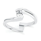 14k White Gold Bridal Set - Image 2