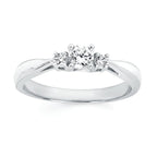 14k White Gold Bridal Set - Image 2