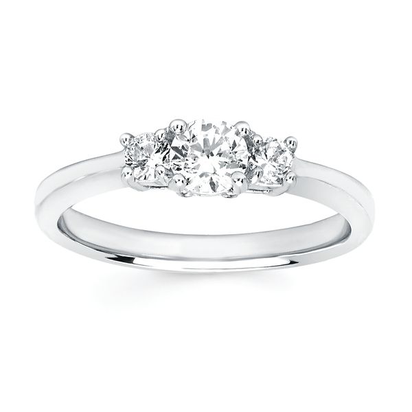 14k White Gold Bridal Set - Image 2