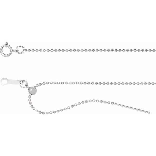 1 mm Adjustable Threader Bead Chain