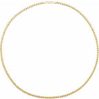 3.4 mm Hollow Diamond-Cut Franco Chain - Image 2