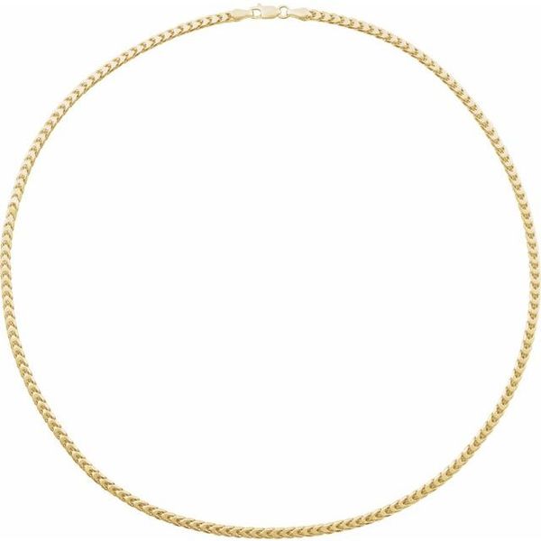 3.4 mm Hollow Diamond-Cut Franco Chain - Image 2