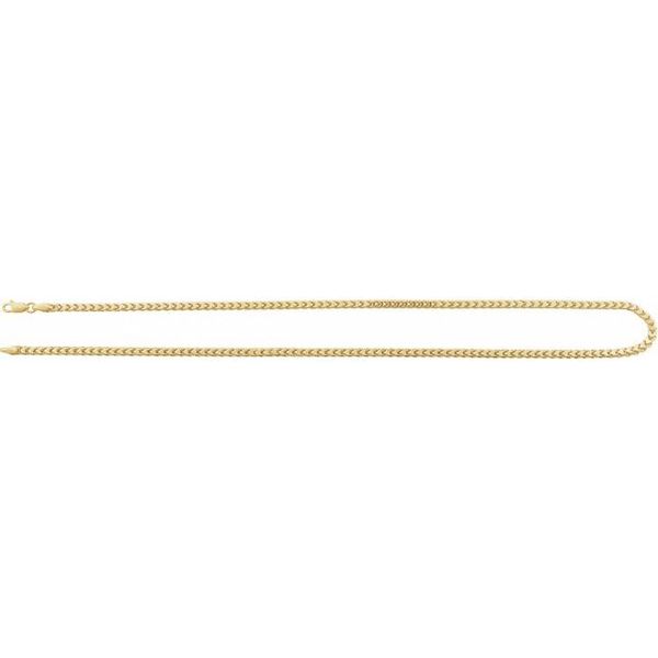 3.4 mm Hollow Diamond-Cut Franco Chain - Image 3