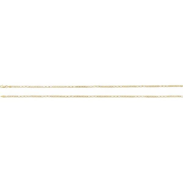 2.5 mm Figaro Chain - Image 3