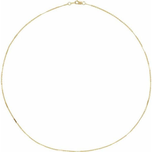 1.1 mm Dapped Cable Chain - Image 2