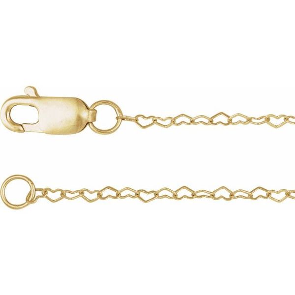 .8 mm Heart Chain