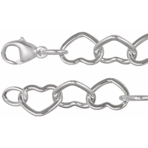 9 mm Heart Chain