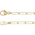 2.4 mm Paperclip-Style Chain