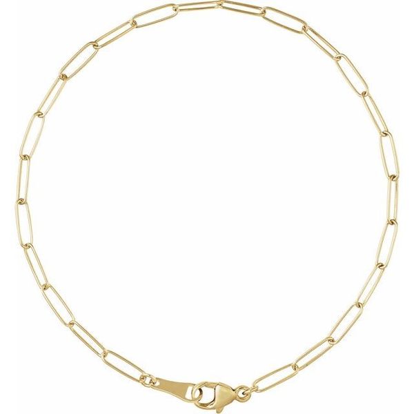 2.4 mm Paperclip-Style Chain - Image 2