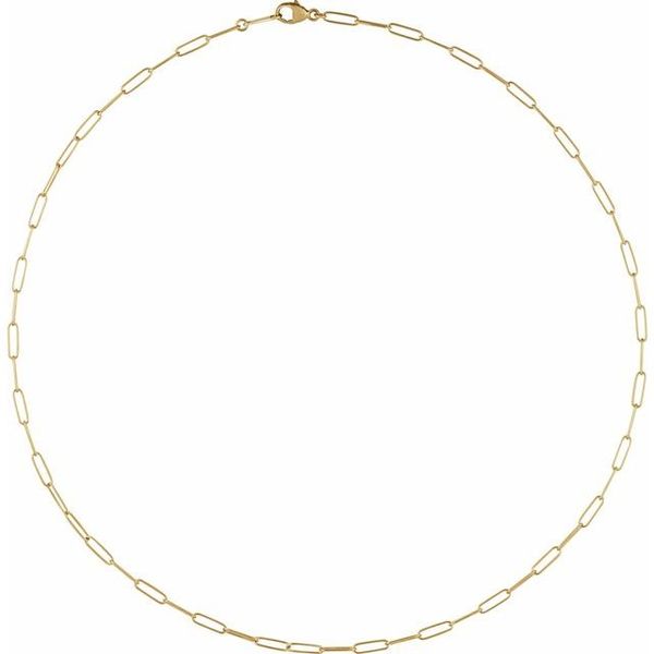 2.4 mm Paperclip-Style Chain - Image 2