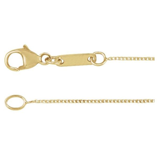 .8 mm Diamond-Cut Curb Chain