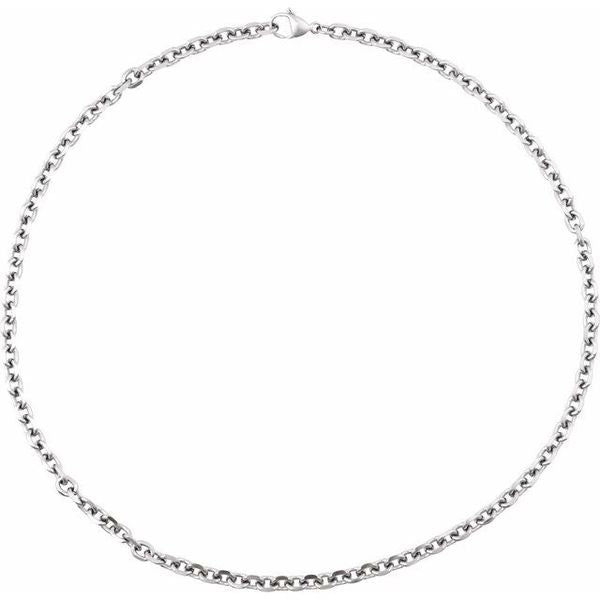 5.5 mm Diamond-Cut Cable Chain - Image 2