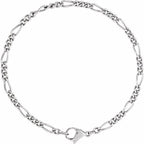 3.6 mm Curbed Figaro Chain - Image 2