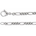 3.6 mm Curbed Figaro Chain