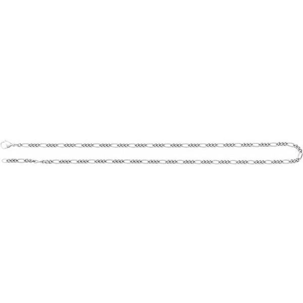 3.6 mm Curbed Figaro Chain - Image 3