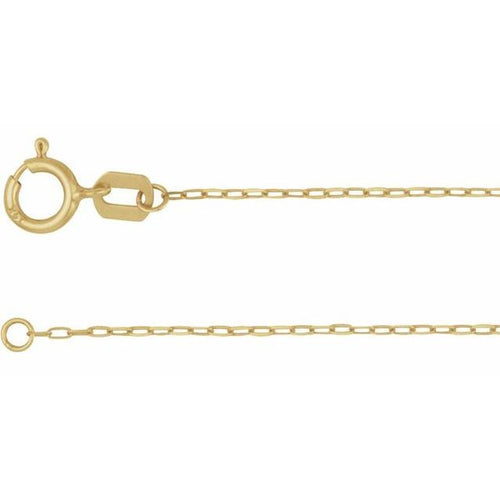 .85 mm Paperclip-Style Chain