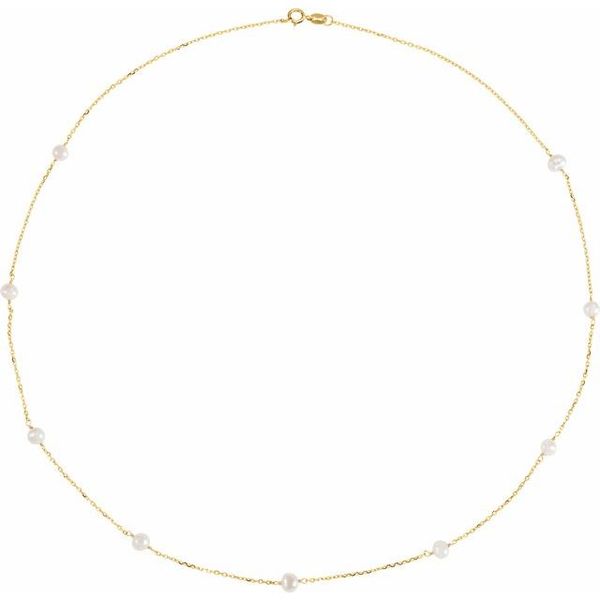 Pearl Station Necklace