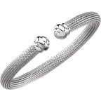 Hollow Mesh Cuff Bracelet - Image 2
